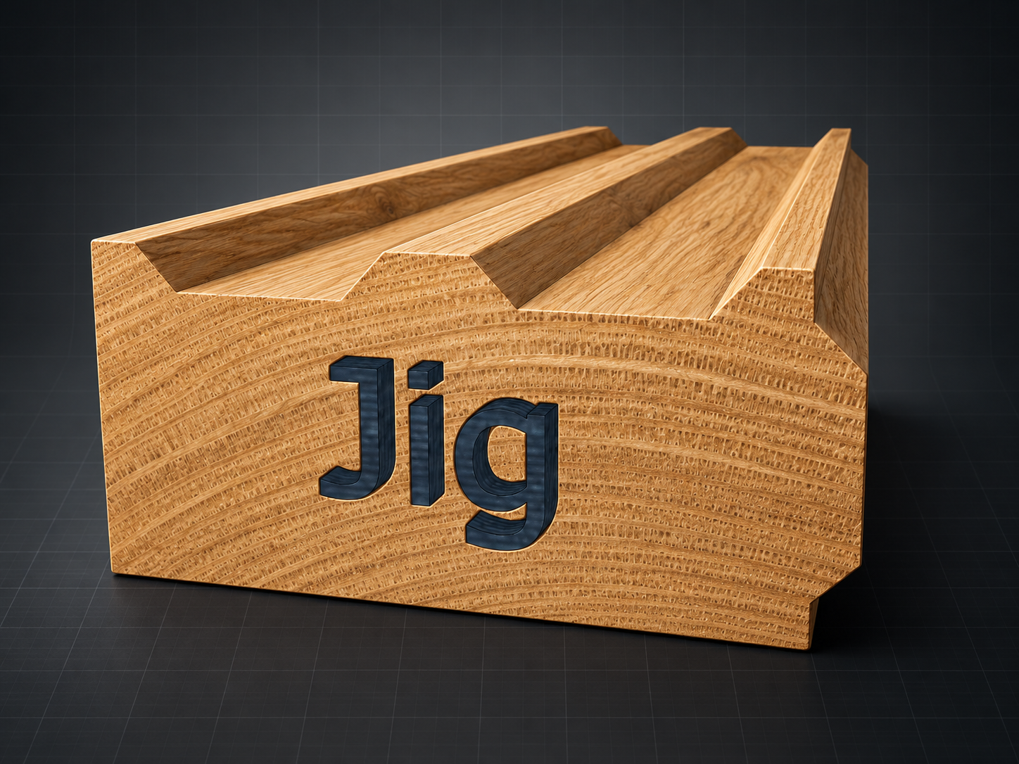 Single I-Wood Jig profile showing the repeated member used to form the fixture